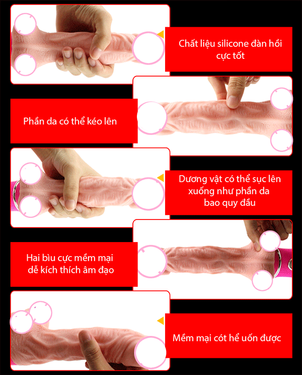 Dương Vật Giả Giống Thật Ailighter - Rung, Thụt, Tỏa Nhiệt