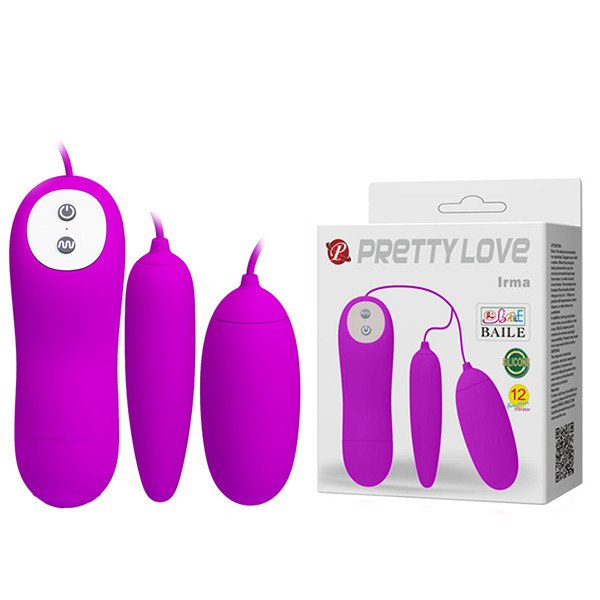 Trứng rung 2 đầu Pretty Love Irma cao cấp