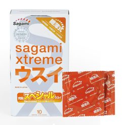Bao cao su Sagami Xtreme Super Thin siêu mỏng (hộp 10 cái)