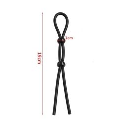Dây silicone thắt dương vật giữ cương cứng, chống xuất tinh sớm - Ảnh 2