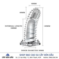 Bao cao su đôn dên gai Brave Man rung đầu kích thích siêu mạnh - Ảnh 3