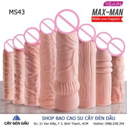 Bao cao su đôn dên MAXMAN nhiều style gân gai bi - Ảnh 2