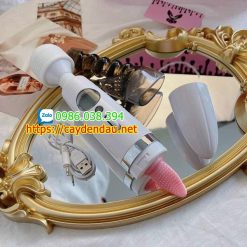 Chày rung kết hợp lưỡi liếm kích thích âm vật AV Mizz Zee
