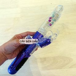 Dương vật giả cầm tay rung thụt ngoáy xoay bi - Ảnh 2