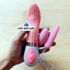 Lưỡi liếm Crazy Tongue kèm trứng rung 2 đầu siêu phê - Ảnh 2