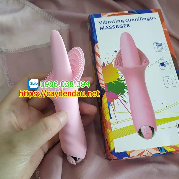 Lưỡi liếm mát xa âm đạo Vibrating Cunnilingus Massager