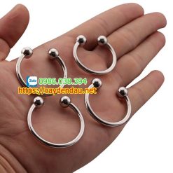 Vòng đeo dương vật inox 2 bi hở tăng sướng cho chị em - Ảnh 3