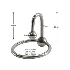 Vòng đeo DV inox xuyên niệu đạo cho nam - Ảnh 2