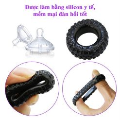 2 vòng đeo silicon cao cấp Rally Tire kéo dài quan hệ cho nam - Ảnh 3