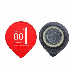 Bao cao su Olo đỏ 001mm siêu mỏng, nóng ấm - Hộp 10 cái - Ảnh 2