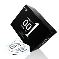 Bao cao su siêu mỏng Olo Đen 0.01 nhiều gel, trơn mượt - Ảnh 3