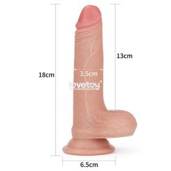 Dương vật Lovetoy Nature Cock 7 inch 2 lớp da siêu mềm - Ảnh 2