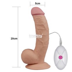 Dương vật giả có rung Lovetoy The Ultra Soft Dude 8,5 inch - Ảnh 2