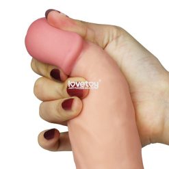 Dương vật giả có rung Lovetoy The Ultra Soft Dude 8,5 inch - Ảnh 3