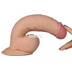 Dương vật giả có rung Lovetoy The Ultra Soft Dude 8,5 inch - Ảnh 4