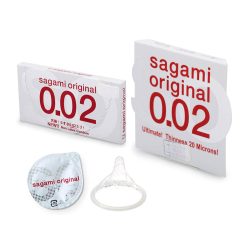 Bao Cao Su Sagami Original 0.02 Siêu Mỏng, Truyền Nhiệt Nhanh
