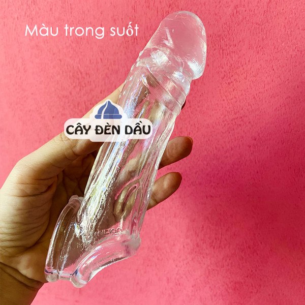 Bao Cao Su Don Den Co Quai Deo Mau Trong Suot