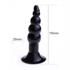 Phích cắm hậu môn silicon hình bi 5 đốt - Ảnh 2