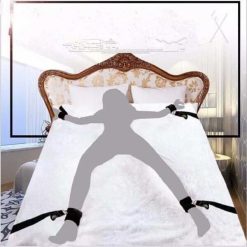 Bộ dây trói tay chân ở giường chơi BDSM - Ảnh 7