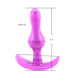 Phích cắm hậu môn silicon 1 nấc - Ảnh 2