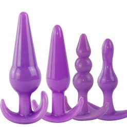 Set 4 phích cắm hậu môn silicon cho người mới bắt đầu - Ảnh 2