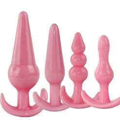 Set 4 phích cắm hậu môn silicon cho người mới bắt đầu - Ảnh 3