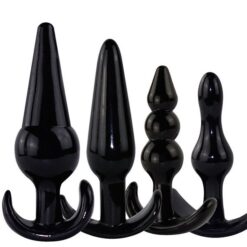 Set 4 phích cắm hậu môn silicon cho người mới bắt đầu