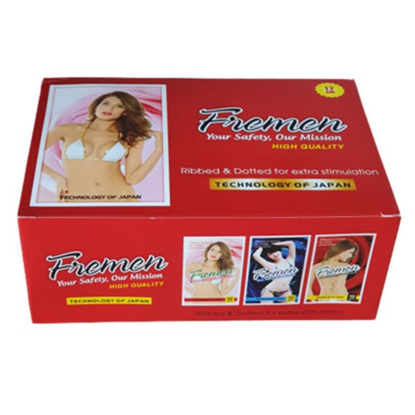 Bao cao su Fremen gân gai - hộp 120 cái