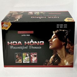 Bao cao su Hoa Hồng Đen hộp 120 cái