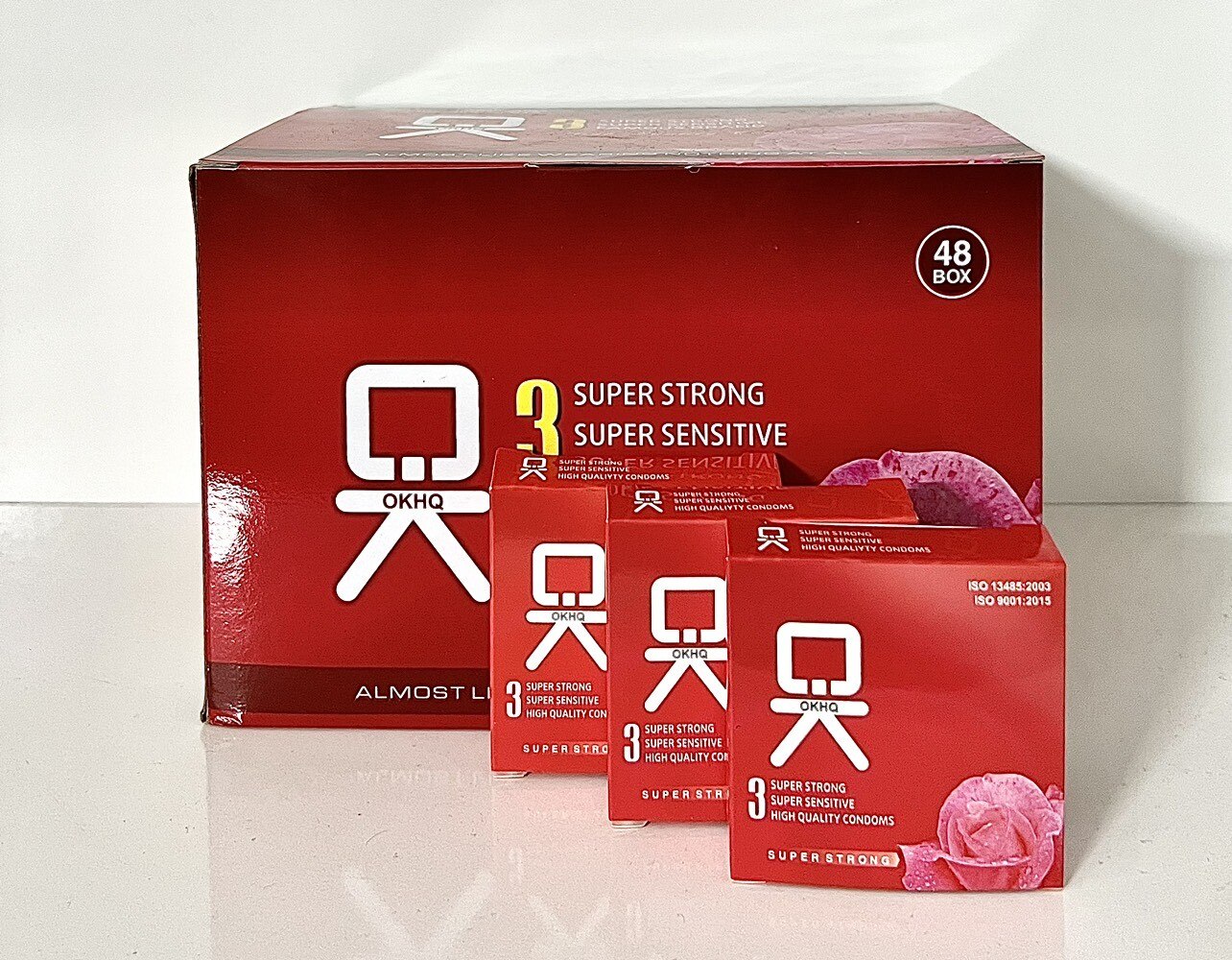 Bao cao su OK HQ hộp 144 cái - không mùi