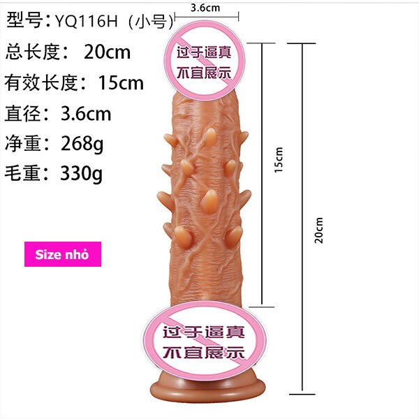 Dương vật giả hít tường có gai siêu mềm - Ảnh 5