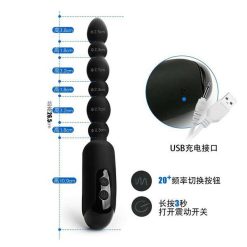 Máy rung massage tuyến tiền liệt Yunman 20 chế độ, uốn cong được - Ảnh 4