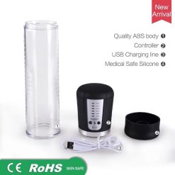 Máy tập tăng kích thước dương vật Penis Pump tự động, sạc pin - Ảnh 4