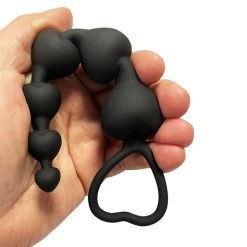 Que hậu môn 6 khấc trái tim silicon mềm mịn - Ảnh 2