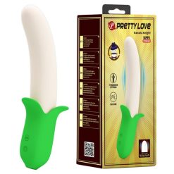 Cu giả hình trái chuối rung siêu mềm Pretty Love Banana Knight