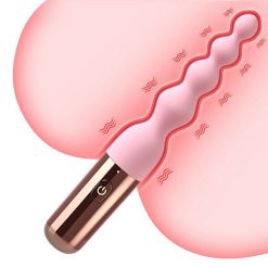 Máy rung hậu môn hình hạt me Galaku Bead 10 tần số cực phê - Ảnh 2