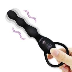 Que rung dạng hạt massage hậu môn silicon siêu mềm - Ảnh 2