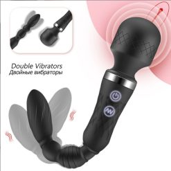 Chày rung siêu mạnh Massage Stick AV 2 đầu âm đạo hậu môn - Ảnh 3
