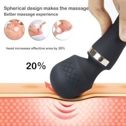 Chày rung siêu mạnh Massage Stick AV 2 đầu âm đạo hậu môn - Ảnh 4