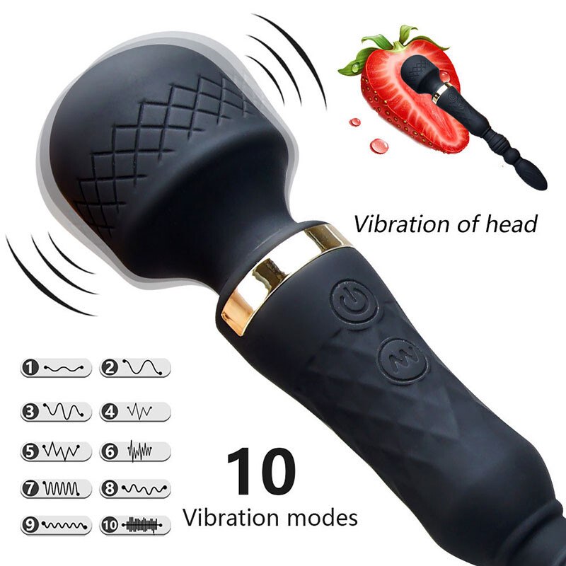 Chay Rung Sieu Manh Massage Stick Av 2 Dau 4