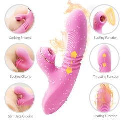 Dương vật giả đa năng rung thụt, bú hút Dibe Sexy Massager - Ảnh 2