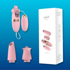 Trứng rung đa năng 4in1 Lilo 12 chế độ rung - có 3 đầu thay thế