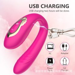Máy massage điểm G rung ngoáy 2 đầu điều khiển từ xa - Ảnh 3