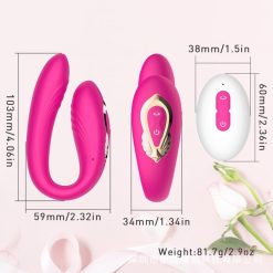 Máy massage điểm G rung ngoáy 2 đầu điều khiển từ xa - Ảnh 4