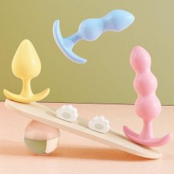 Set 3 phích cắm hậu môn silicon mềm mại - Ảnh 3
