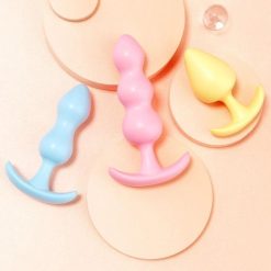Set 3 phích cắm hậu môn silicon mềm mại