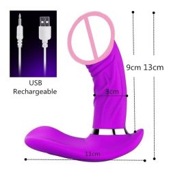 Trứng rung hình dương vật Fanala điều khiển từ xa 10 chế độ - Ảnh 5