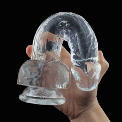 Dương vật giả gắn tường MizzZee silicon trong suốt - Ảnh 4