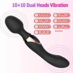Chày rung massage 2 đầu cong Passion Love - Ảnh 2