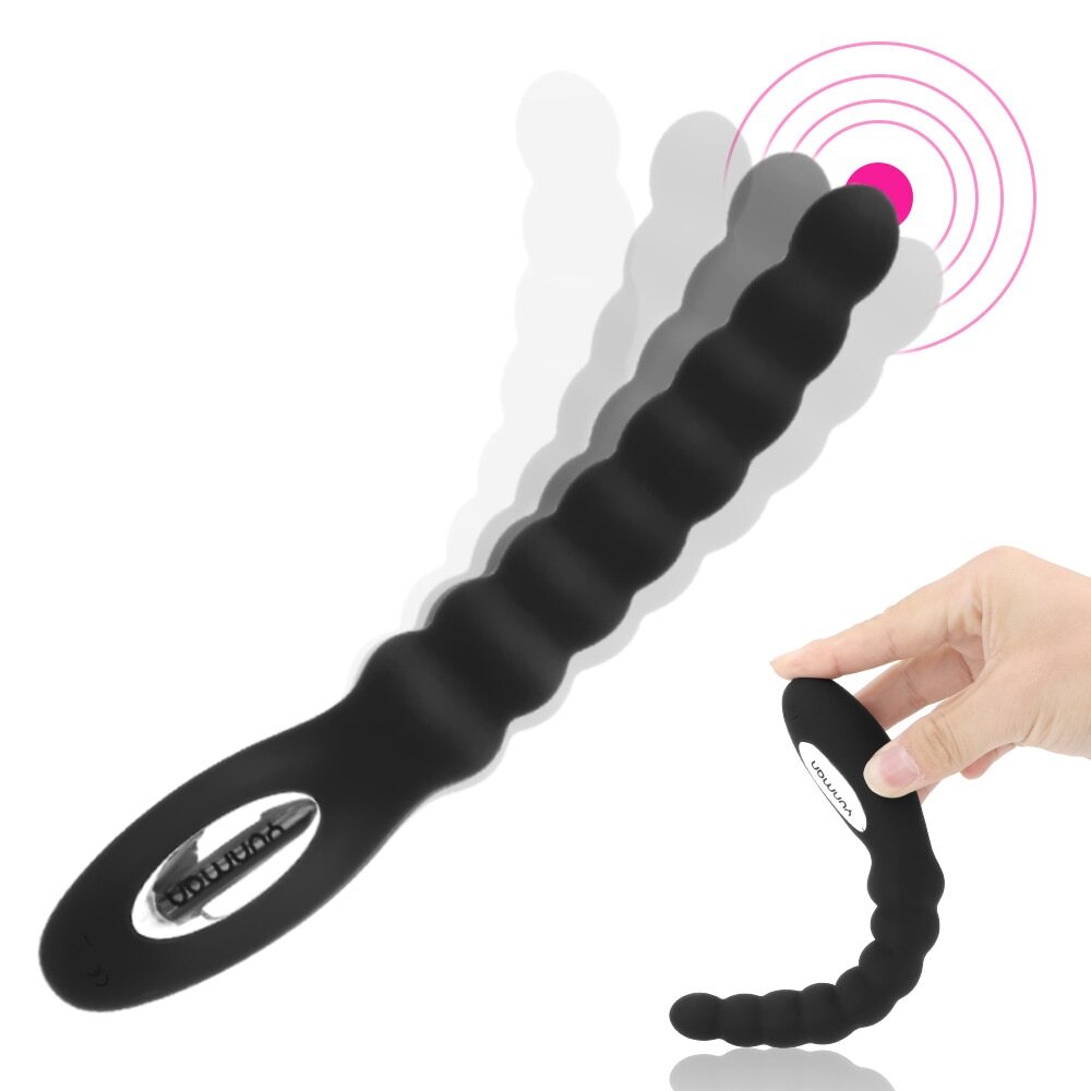 Chuỗi hạt rung massage hậu môn Dragon Whip 10 chế độ